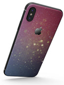 Pink and Blue Shimmering Orbs of Light - iPhone X Skin-Kit