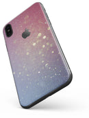 Pink and Blue Shimmering Orbs of Light - iPhone X Skin-Kit