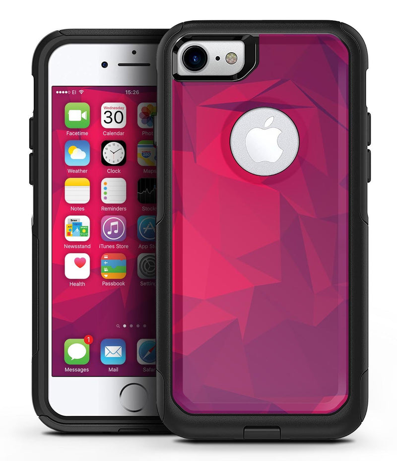 Pink and Bright Red Abstract Triangles - iPhone 7 or 8 OtterBox Case & Skin Kits