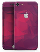Pink and Bright Red Abstract Triangles - Skin-kit for the iPhone 8 or 8 Plus