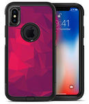 Pink and Bright Red Abstract Triangles - iPhone X OtterBox Case & Skin Kits