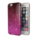 Pink and Burgundy Sparkling Orbs  iPhone 6/6s or 6/6s Plus 2-Piece Hybrid INK-Fuzed Case
