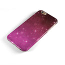 Pink and Burgundy Sparkling Orbs  iPhone 6/6s or 6/6s Plus 2-Piece Hybrid INK-Fuzed Case