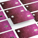 Pink and Burgundy Sparkling Orbs  - Premium Protective Decal Skin-Kit for the Apple Credit Card