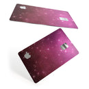 Pink and Burgundy Sparkling Orbs  - Premium Protective Decal Skin-Kit for the Apple Credit Card