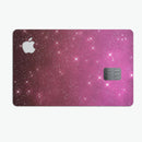 Pink and Burgundy Sparkling Orbs  - Premium Protective Decal Skin-Kit for the Apple Credit Card