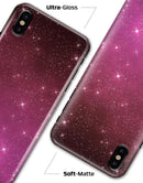 Pink and Burgundy Sparkling Orbs  - iPhone X Clipit Case