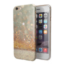 Pink and Gold Shimmering Lights iPhone 6/6s or 6/6s Plus 2-Piece Hybrid INK-Fuzed Case