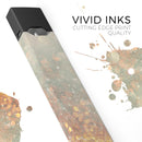 Pink and Gold Shimmering Lights  - Premium Decal Protective Skin-Wrap Sticker compatible with the Juul Labs vaping device