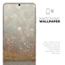 Pink and Gold Shimmering Lights - Premium Vinyl Skin Decal for Samsung Galaxy S25 Ultra, S24, S23, S22 & All Galaxy S Models