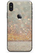 Pink and Gold Shimmering Lights  - iPhone X Skin-Kit