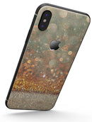 Pink and Gold Shimmering Lights  - iPhone X Skin-Kit