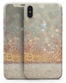 Pink and Gold Shimmering Lights  - iPhone X Skin-Kit