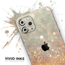 Pink and Gold Shimmering Lights  - Protective Skin Wrap & Decal – Compatible with iPhone SE to iPhone 17 Pro Max (All Models)