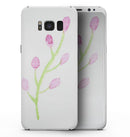 Pink and Green Olive Branch - Samsung Galaxy S8 Full-Body Skin Kit