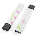 Pink and Green Olive Branch - Premium Decal Protective Skin-Wrap Sticker compatible with the Juul Labs vaping device