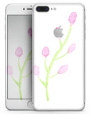 Pink and Green Olive Branch - Skin-kit for the iPhone 8 or 8 Plus