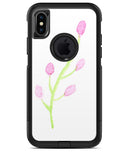 Pink and Green Olive Branch - iPhone X OtterBox Case & Skin Kits