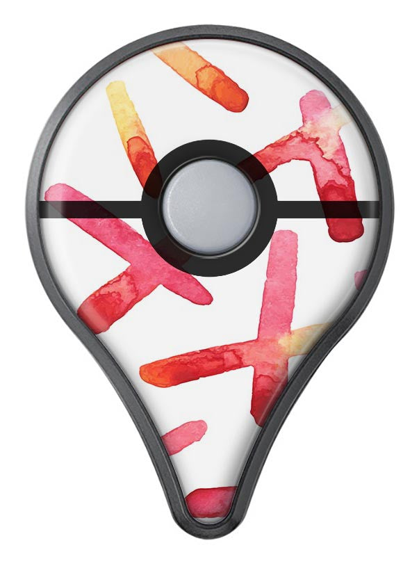Pink and Orange Microscopic Lens  Pokémon GO Plus Vinyl Protective Decal Skin Kit