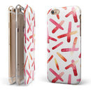 Pink and Orange Microscopic Lens iPhone 6/6s or 6/6s Plus 2-Piece Hybrid INK-Fuzed Case