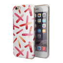 Pink and Orange Microscopic Lens iPhone 6/6s or 6/6s Plus 2-Piece Hybrid INK-Fuzed Case