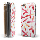Pink and Orange Microscopic Lens iPhone 6/6s or 6/6s Plus 2-Piece Hybrid INK-Fuzed Case