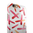 Pink and Orange Microscopic Lens iPhone 6/6s or 6/6s Plus 2-Piece Hybrid INK-Fuzed Case