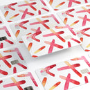 Pink and Orange Microscopic Lens  - Premium Protective Decal Skin-Kit for the Apple Credit Card