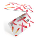 Pink and Orange Microscopic Lens  - Premium Protective Decal Skin-Kit for the Apple Credit Card