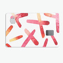 Pink and Orange Microscopic Lens  - Premium Protective Decal Skin-Kit for the Apple Credit Card