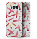 Pink and Orange Microscopic Lens  - Samsung Galaxy S8 Full-Body Skin Kit