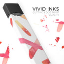Pink and Orange Microscopic Lens  - Premium Decal Protective Skin-Wrap Sticker compatible with the Juul Labs vaping device