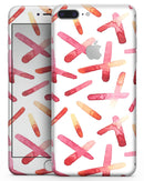 Pink and Orange Microscopic Lens  - Skin-kit for the iPhone 8 or 8 Plus
