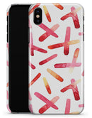 Pink and Orange Microscopic Lens  - iPhone X Clipit Case