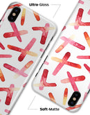 Pink and Orange Microscopic Lens  - iPhone X Clipit Case