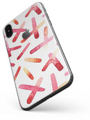 Pink and Orange Microscopic Lens  - iPhone X Skin-Kit