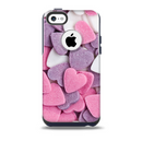 Pink and Purple Candy Hearts Skin for the iPhone 5c OtterBox Commuter Case