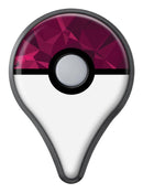 Pink and Red Geometric Triangles Pokémon GO Plus Vinyl Protective Decal Skin Kit