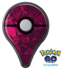 Pink and Red Geometric Triangles Pokémon GO Plus Vinyl Protective Decal Skin Kit
