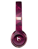 Pink and Red Geometric Triangles Full-Body Skin Kit for the Beats by Dre Solo 3 Wireless Headphones