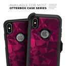 Pink and Red Geometric Triangles - Skin Kit for the iPhone OtterBox Cases