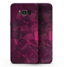 Pink and Red Geometric Triangles - Samsung Galaxy S8 Full-Body Skin Kit
