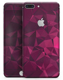 Pink and Red Geometric Triangles - Skin-kit for the iPhone 8 or 8 Plus