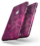 Pink and Red Geometric Triangles - Skin-kit for the iPhone 8 or 8 Plus