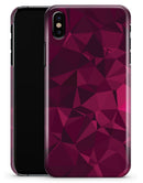 Pink and Red Geometric Triangles - iPhone X Clipit Case