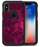 Pink and Red Geometric Triangles - iPhone X OtterBox Case & Skin Kits