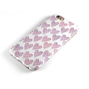 Pink and Red Mini Hearts of a Whole iPhone 6/6s or 6/6s Plus 2-Piece Hybrid INK-Fuzed Case