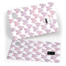 Pink and Red Mini Hearts of a Whole  - Premium Protective Decal Skin-Kit for the Apple Credit Card