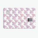Pink and Red Mini Hearts of a Whole  - Premium Protective Decal Skin-Kit for the Apple Credit Card