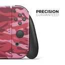 Pink and Red Tradtional Camouflage // Skin Decal Wrap Kit for Nintendo Switch Console & Dock, Joy-Cons, Pro Controller, Lite, 3DS XL, 2DS XL, DSi, or Wii - Vinyl Skin Wrap for Nintendo Switch 2, OLED, Lite, Pro Controller, Wii & Classic Handhelds